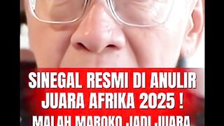 Kok bisa Senegal juara Afrika dianulir dan digantikan Maroko 2