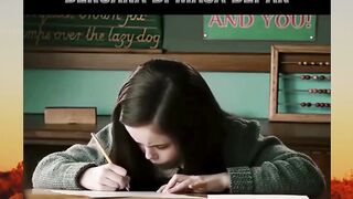 Gadis kecil ini mematahkan 50 pensil demi menuliskan 10.000 angka misterius! ????