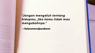 jangan mengeluh, jika dirimu tidak mau berubah