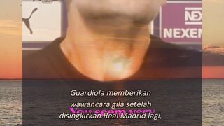 Pep Guardiola memberikan wawancara gila setelah disingkirkan Real Madrid lagi.