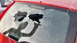 KACA MOBIL BISA PECAH KARNA INI DOANG??