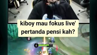 Kiboy lagi serius fokus live ????????