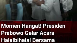 PRESIDEN PRABOWO GELAR ACARA HALALBIHALAL BERSAMA WARGA ACEH TAMIANG
