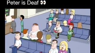 Peter is deaf