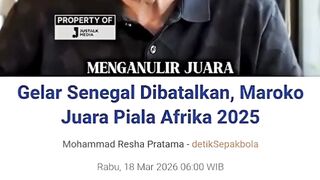 CAF menganulir juara Afrika Senegal