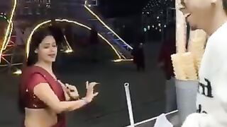 beautiful girls Turkish ice cream dance