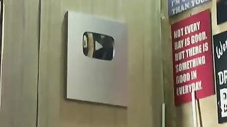 Silver play button YouTube