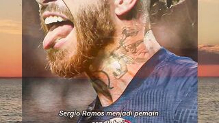 Sergio Ramos adalah pemain yang paling sering setim dengan para bintang sepak bola.