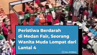Seorang wanita meloncat dari gedung plaza