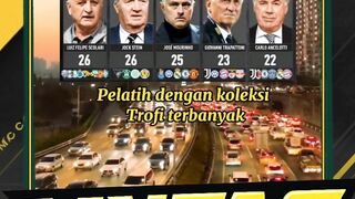 Deretan Pelatih dengan Koleksi Trofi Terbanyak
