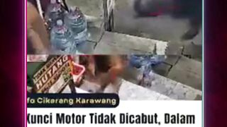 Kunci motor tidak dicabut