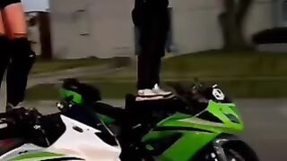 How to driving danger motorcycle