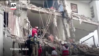 Iran rescue team finds a survivor in rubble after Israel and US strikes
