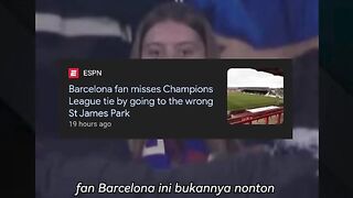 Niat hati mau nonton Barca di UCL, eh malah nyasar ke kasta ketiga Inggris! ????