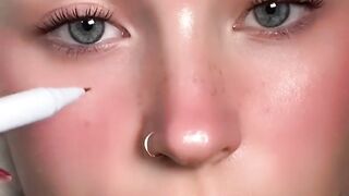 Cold girl makeup