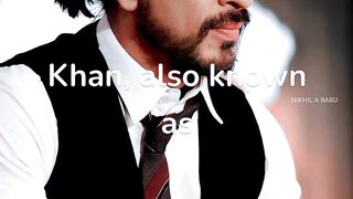 5 Interesting Facts About Shah Rukh Khan ( Bollywood Actor )