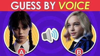 Guess The Wednesday Characters By Their VOICE Wednesday Quiz