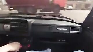 шашки по городу на ваз 2107