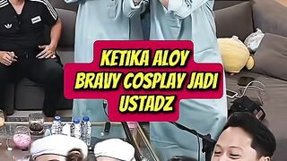 Aloy dan bravy cosplay jadi orang soleh