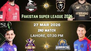 PSL 1st three match schedule 2026 #psl2026 #youtubeshorts #viralvideo #youtubefeed #cricket