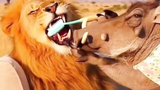 Kasongo brush lion teeth