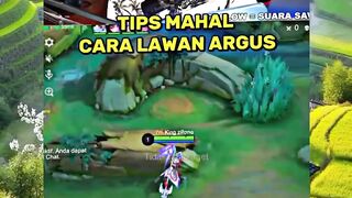 Tips mahal buat lawan Argus! ????????