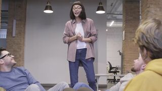 Woman Within - a group of people cheer in happiness over a good news a woman breaks | Trending