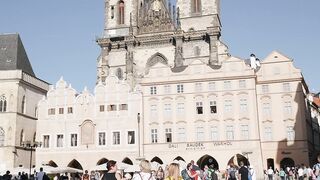Travelpro - tourists exploring old town square prague | Trending HD Video