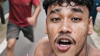 caught by residents and the RT head for stealing chickens