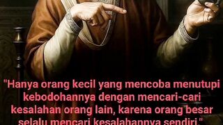 Berhenti jadi hakim buat orang lain, mulai jadi guru buat diri sendiri.