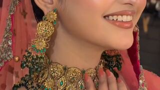 Kashees Mehndi Bridal Makeover and Lengha