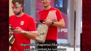 Elkan Baggot bahagia usai kembali ke rumahnya yang sesungguhnya ????????