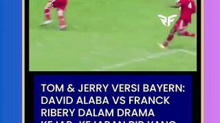 Momen ikonik ini terjadi saat perayaan gelar juara Bundesliga Bayern Munich pada Mei 2013.