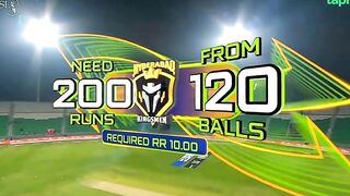 Lahore Qalander vs Haiderabad Kingman PSL opining match 2nd inning highlights