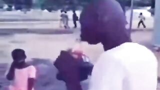 Funny boy after drunk