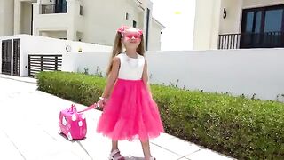 Diana in her new princess room