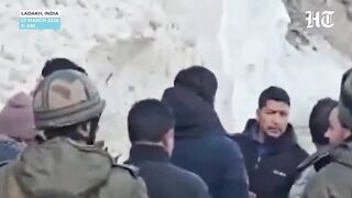 Srinagar-Leh Highway Blocked_ Massive Avalanche Traps Vehicles At India's Zojila Pass _ Ladakh, NH 1.mp4
