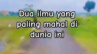 Dua Ilmu Dunia Yang Harus Kita Punya