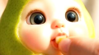 When the fruit itself eats them