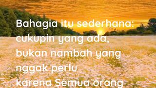 Selalu Syukuri Apa Yang Ada