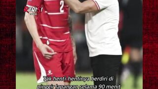 Heardman berdiri 90 Menit penuh tanpa duduk, dedikasi total untuk Garuda ????????