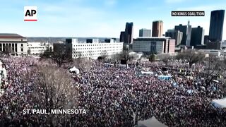 'No Kings' protests draw crowds across US against Trump administration