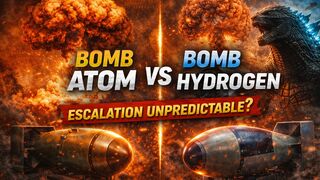 Bomb Atom vs Bomb Hydrogen (Escalation of H-Bomb)
