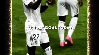 Rudiger goal today☠️????