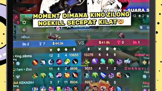 moment dimana king zilong ngekill secepat kilat