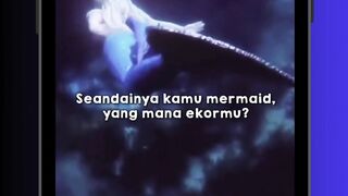 ada yang kayak siren #mermaid #radexn