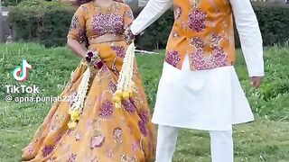 Beautiful Mehndi Couple