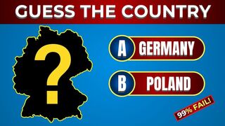 Guess the Country by Its Shape (Almost Impossible!)