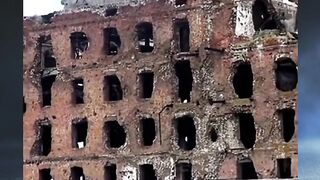 Bangunan yang tersisa dari pertemuan Stalingrad