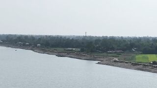 4K Computer Monitor - aerial view of bangladesh river and landscape | Trending HD Video